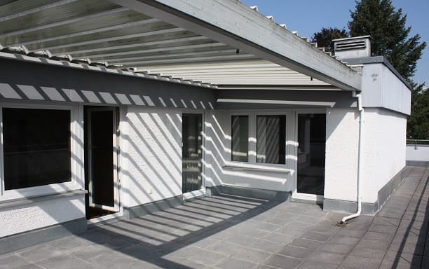 Dachterrasse mit Überdachung