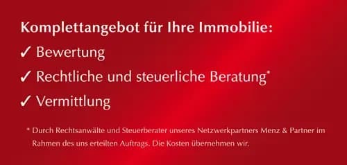 Erklärung zum Netzwerkpartner auf rotem Untergrund.